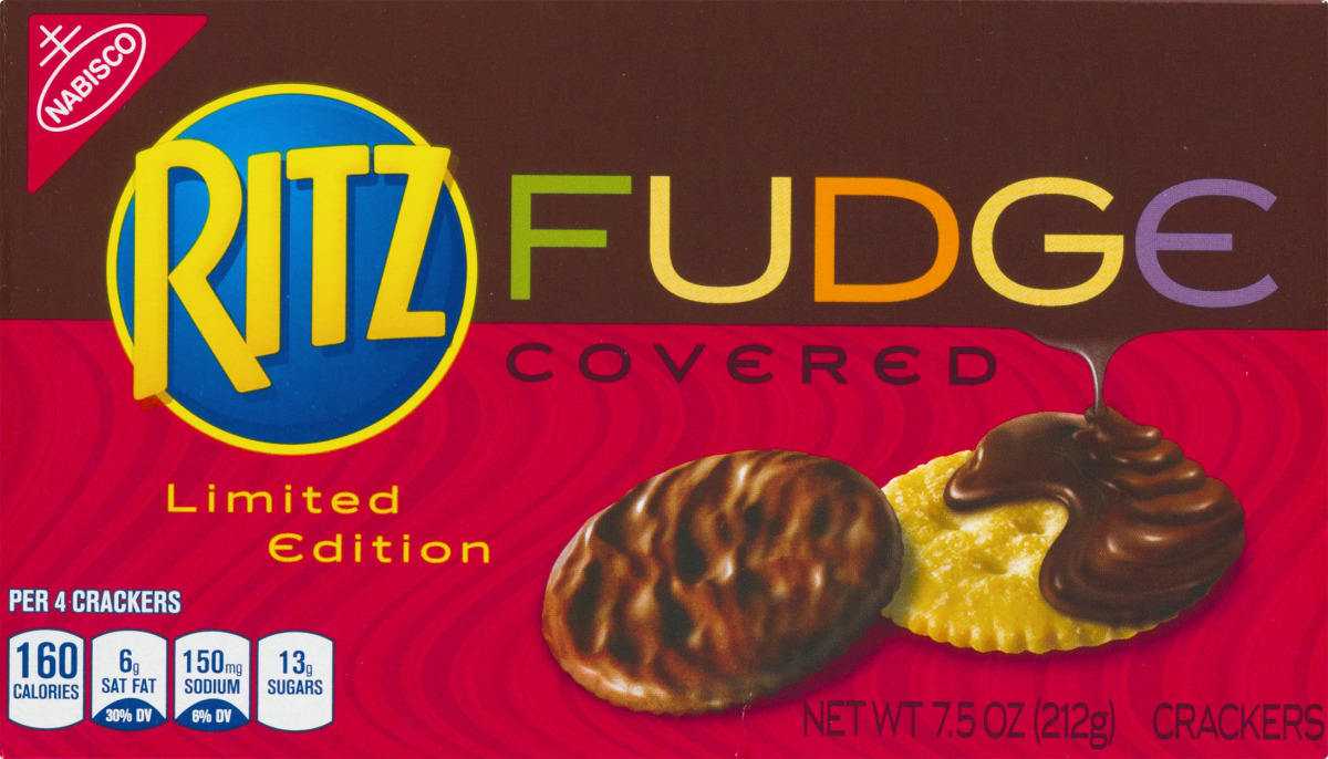 Ritz Fudge Covered Limited Edition Crackers Nabisco(44000023898
