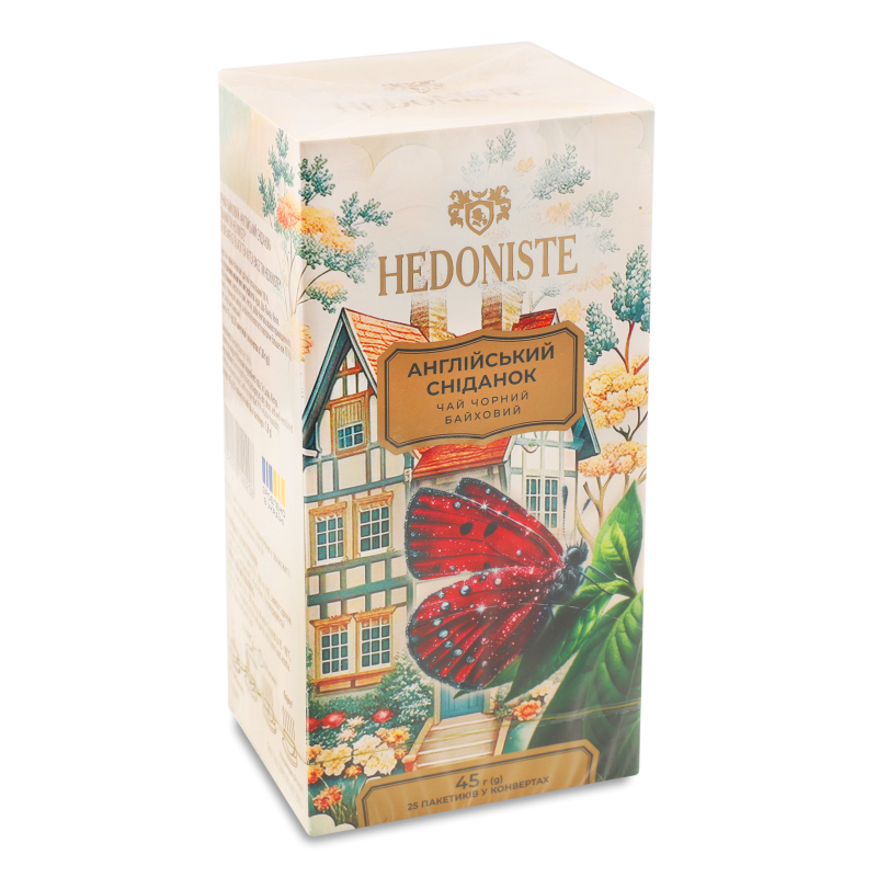 Чай English breakfast чорний байховий 25*1,8г Hedoniste