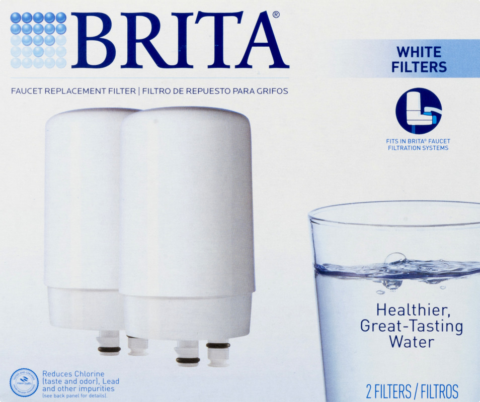 Brita On Tap Faucet Water Filter System Replacement Filters White