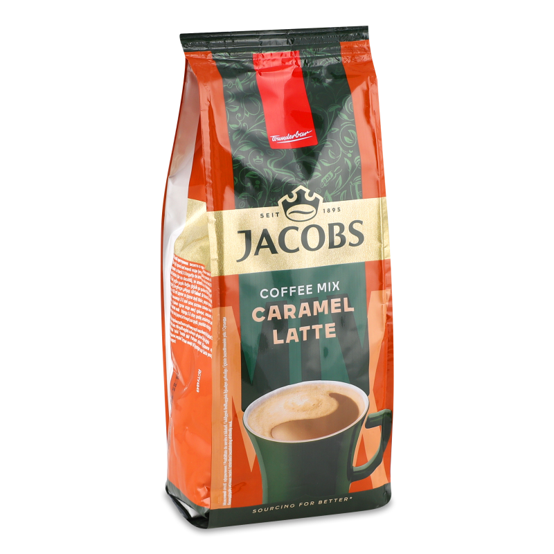 Напій кавовий 3в1 Caramel Latte розчинний 450г м/у Jacobs