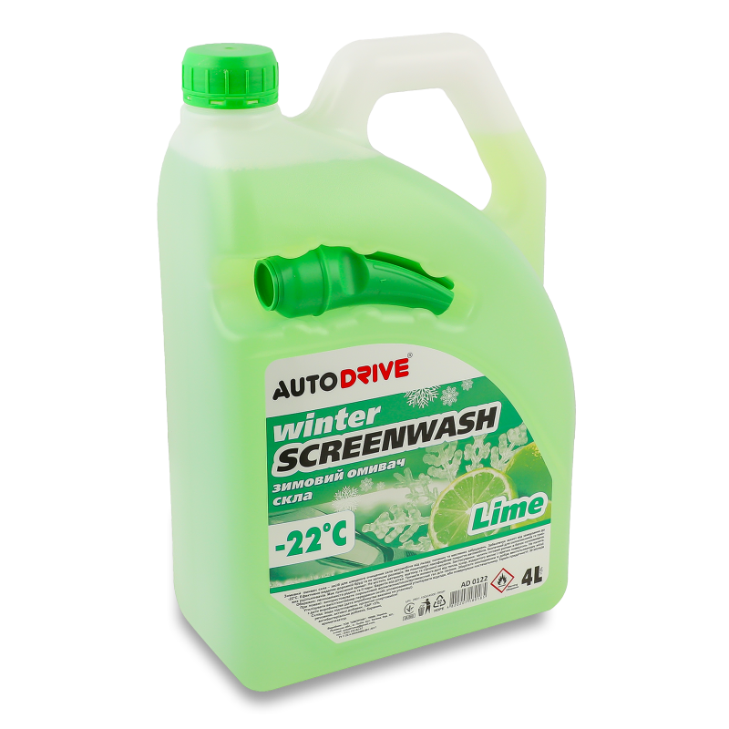 Омивач скла Лайм зимовий -22С 4л АвтоДрайв
