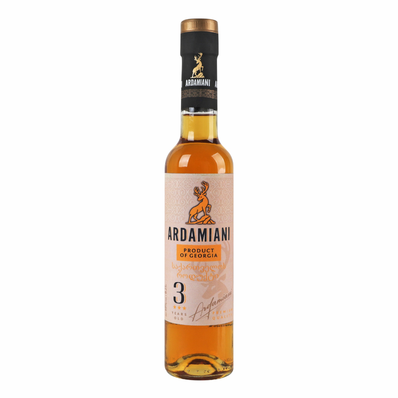 Бренди 0.25л 40% ординарный 3 года Ardamiani бут Ardamiani
