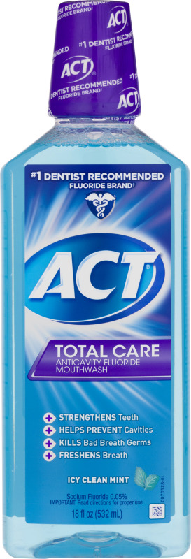 ACT Total Care Mouthwash Icy Clean Mint ACT(41167096505): customers ...