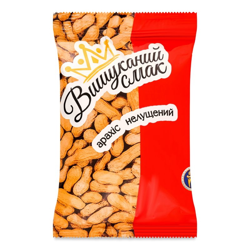 Арахіс смажений нелущений 200г Вишуканий смак