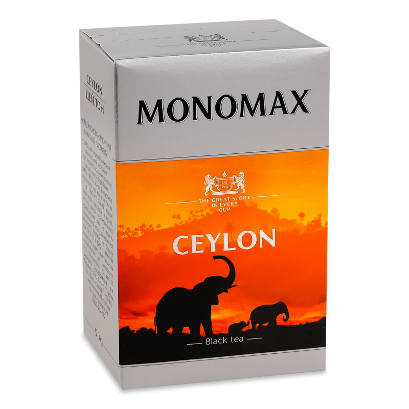 Чай Ceylon чорний байховий 90г Monomax