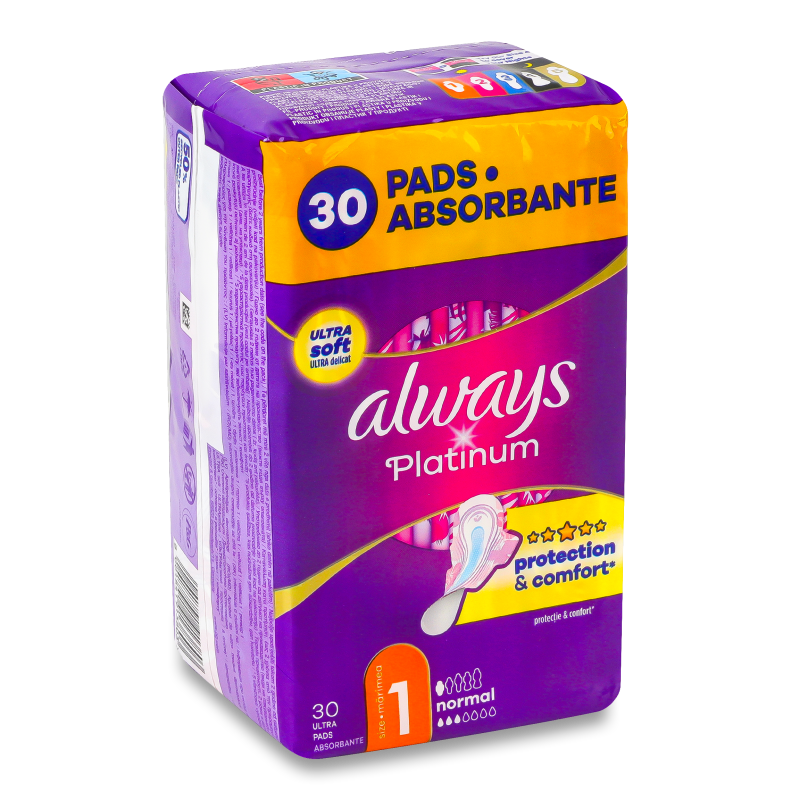 Прокладки гігієнічні Платінум Ультра нормал 30шт Олвейс