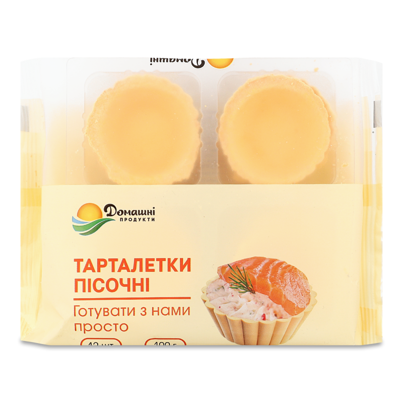 Тарталетка 12шт 100г Домашні продукти