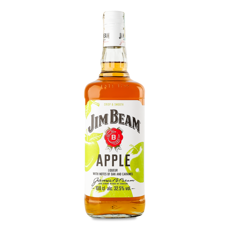 Лікер міцний Apple 32,5% 1л Jim Beam