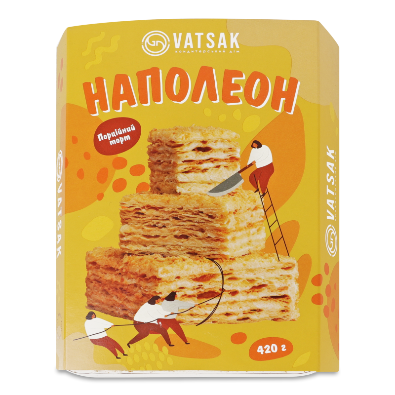 Торт Наполеон 420г Вацак