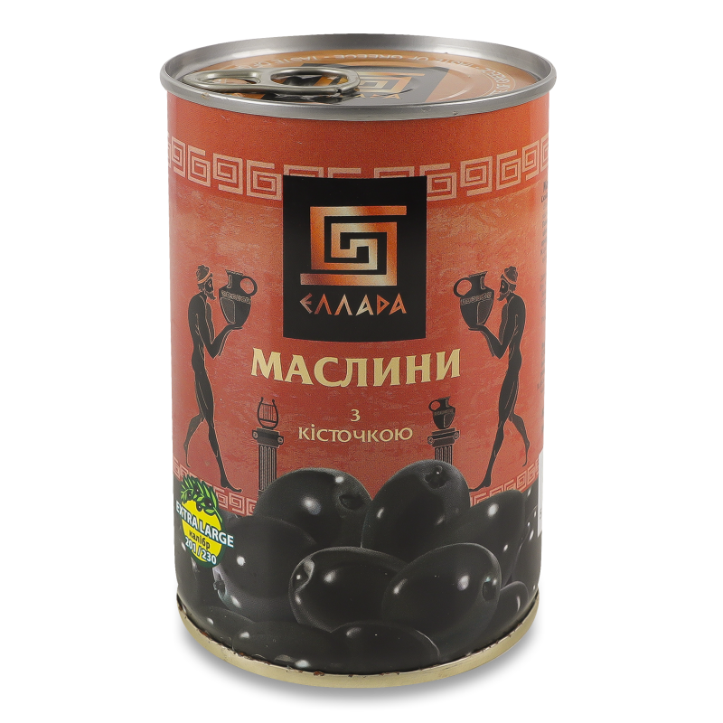 Маслини з/к 420г ж/б Еллада