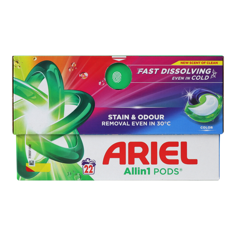 Капсули/прання Колор ARIEL 22X18.2г