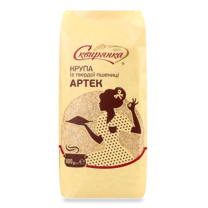 Крупа з твердої пшениці Артек 800г Сквирянка