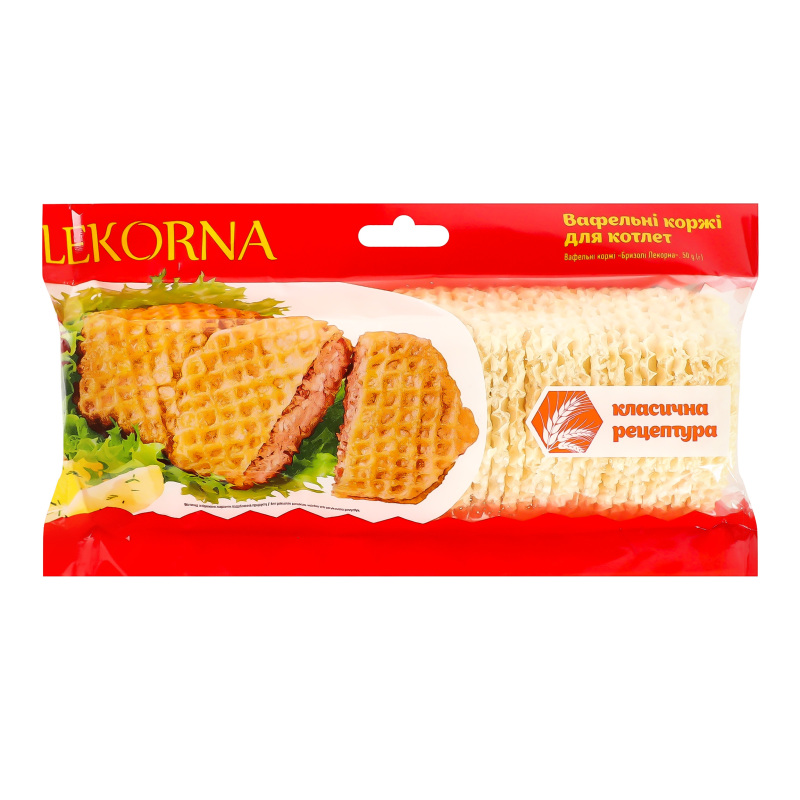 Коржи вафельные Бризоли Lekorna м/у 50г LEKORNA(14820088350025): купить ...