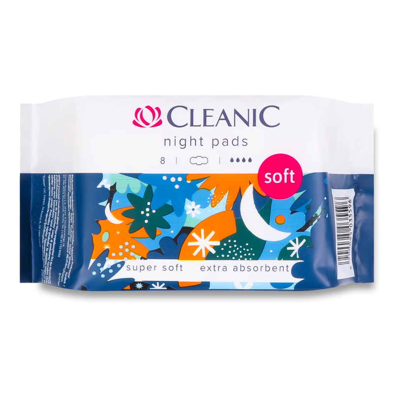 Прокладки гігієнічні Софт найт 8шт Клінік