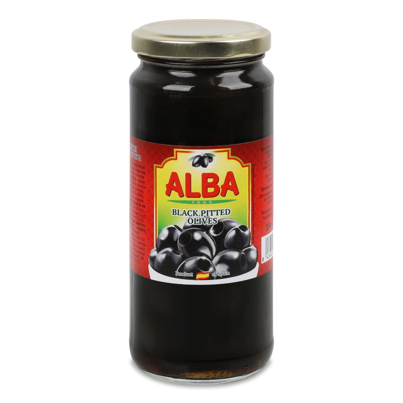 Маслини чорні б/к 358мл твіст/б Alba Food
