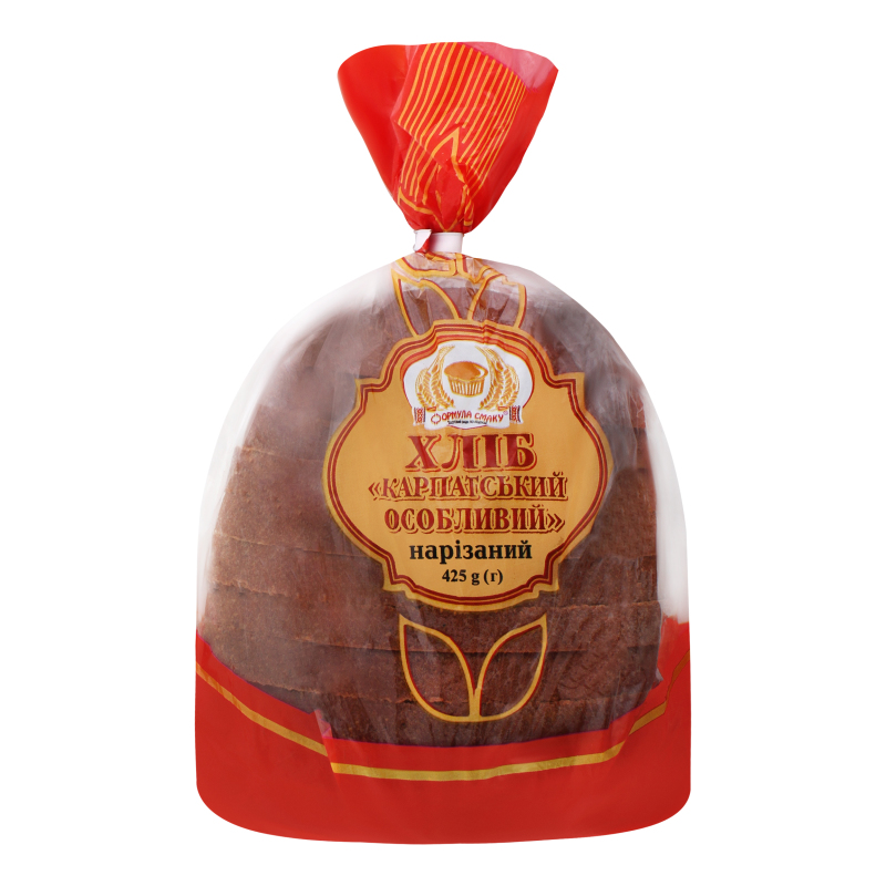 Хліб нарізний Карпатський особливий Формула смаку м/у