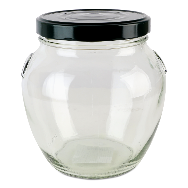 Банка Амфора 1700мл скло з металевою кришкою 1700А EverGlass