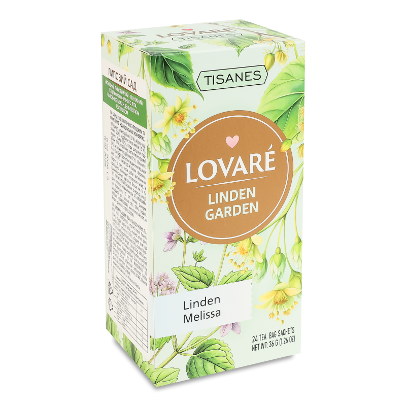 Суміш трав”яного чаю Linden Garden 24*1,5г Lovare