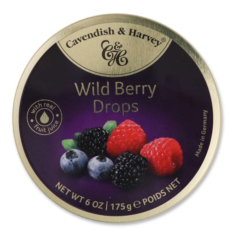 Карамель льодяникова Лісові ягоди 175г ж/б Кавендіш енд Харвей