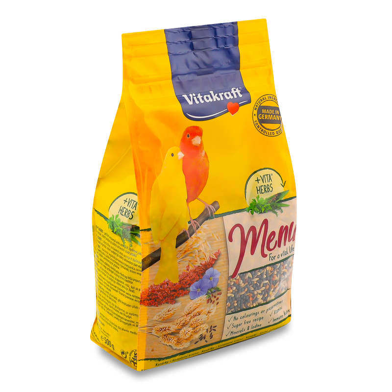 Корм д/канарок Преміум меню 500г арт21446 Вітакрафт