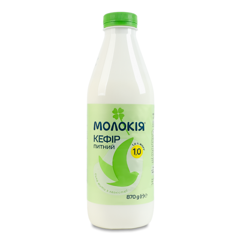 Кефір питний 1% 870г пет Молокія
