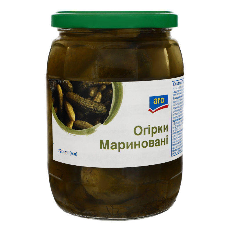 Огірки мариновані Aro с/б
