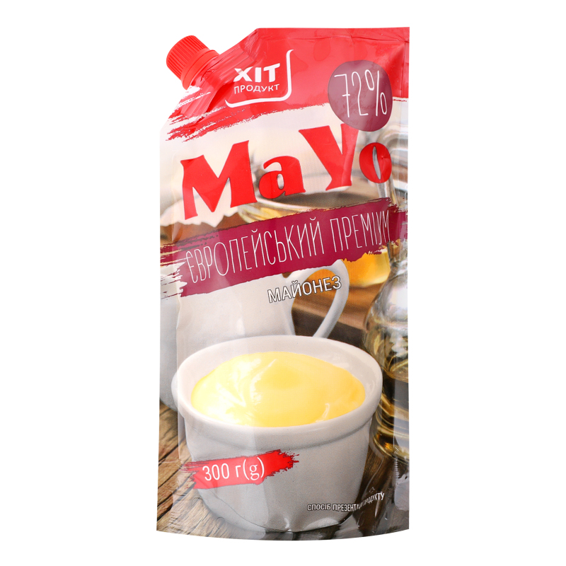 Майонез 72% Європейський преміум MaYo Хіт продукт д/п