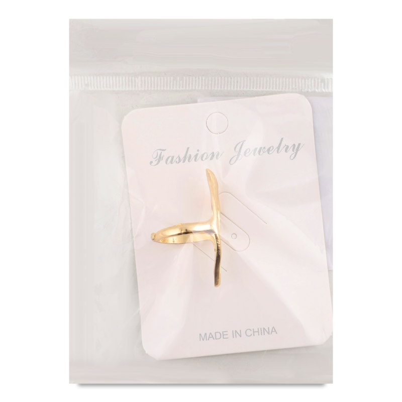 Каблучка жовтий метал FHF25618M28