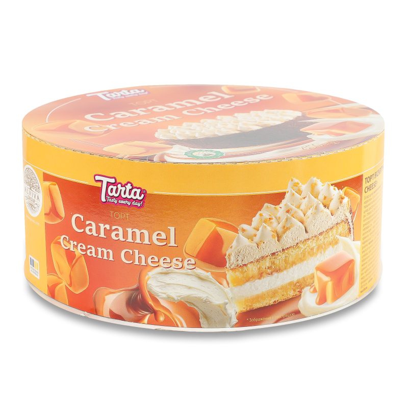 Торт бісквітний Caramel Cream Cheese 450г Tarta