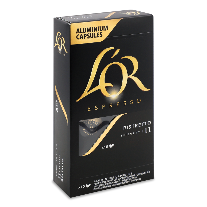 Кава Ristretto мелена смажена 10*5,2г в капсулах L’or