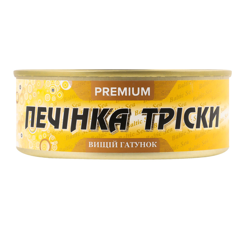Печінка тріски Premium Baltic Sea в/ґ з/б