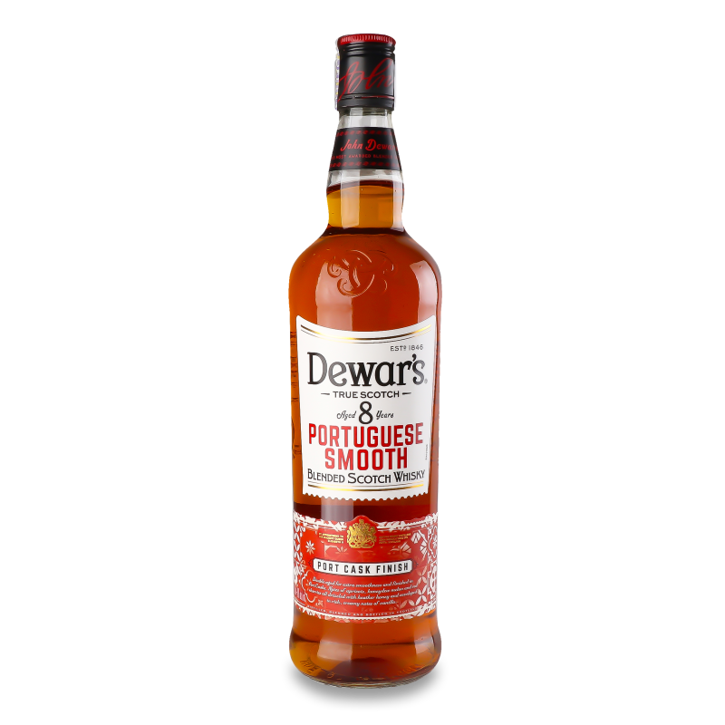 Віскі Portuguese Smooth 8років 40% 0,7л Dewar’s