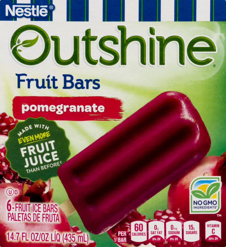 Outshine Fruit Bars Pomegranate 6 CT Nestle(41548750927) customers