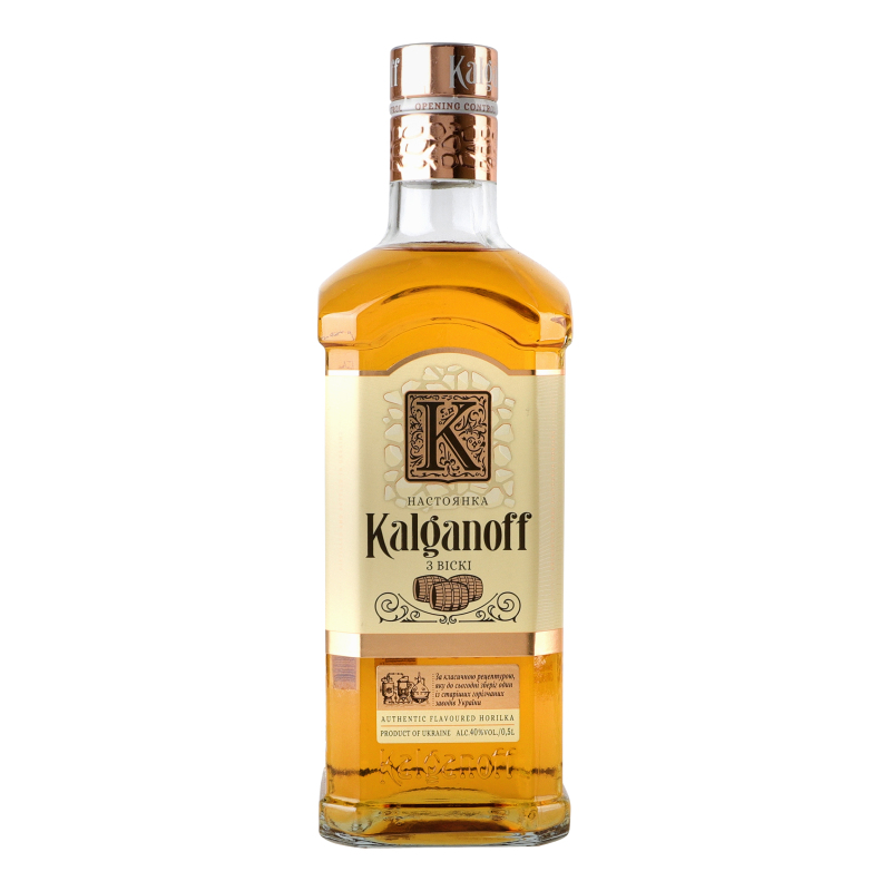 Настойка 0.5л 40% с виски Kalganoff бут Kalganoff(4820210842865