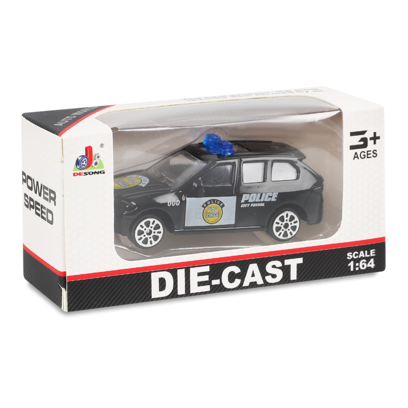 Іграшка Автомодель Поліція 1:64 HW19086554 Desong