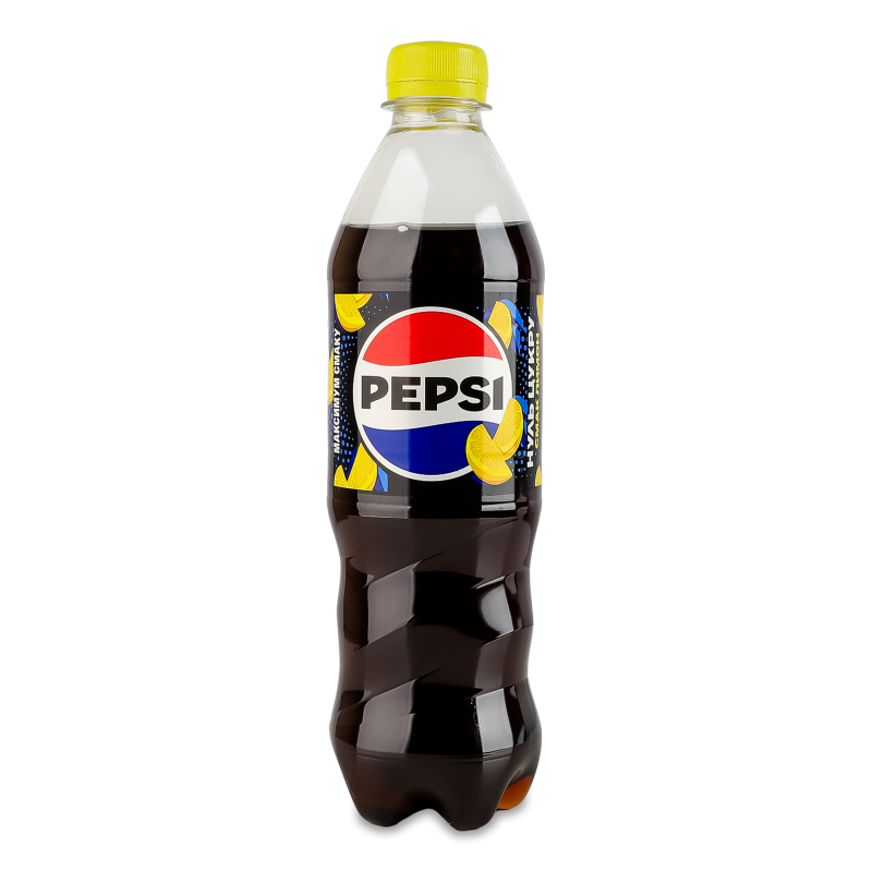 Напій безалкогольний Блек Лимон сильногазований 500мл пет Pepsi