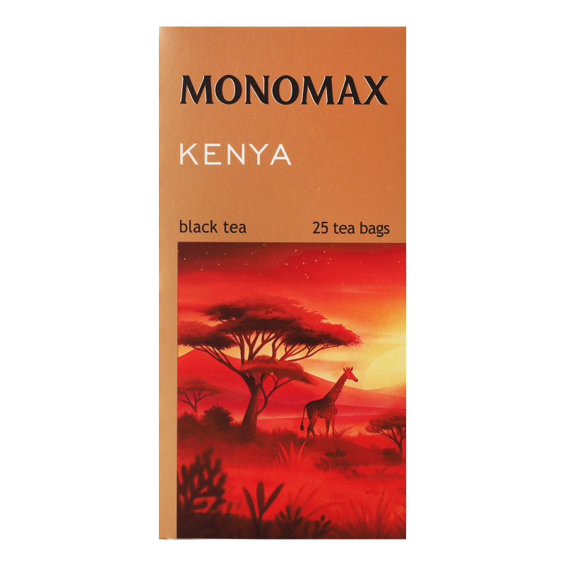 Чай черный кенийский мелкий Kenya Monomax в/с к/у 25х2г Monomax