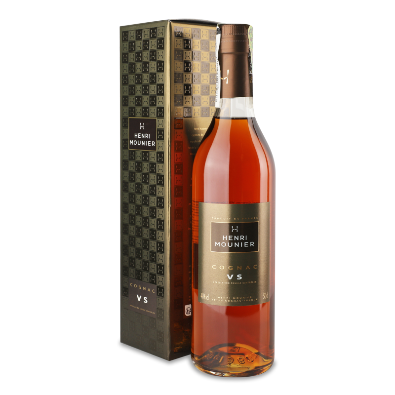 Коньяк VS 40% 0,5л коробка Henri Mounier