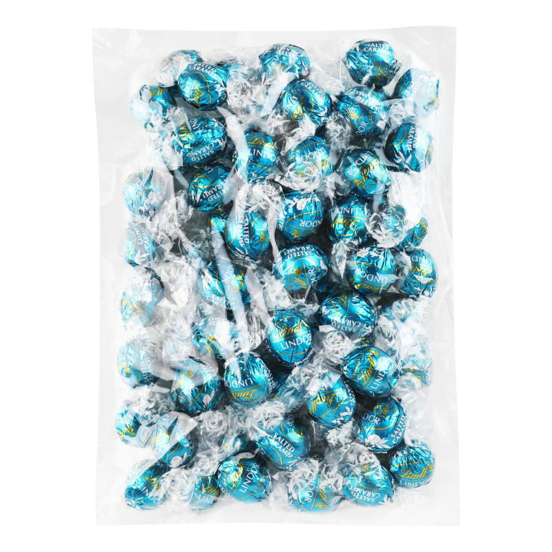 Цукерки з молочного шоколаду з солоною карамеллю Lindor Lindt м/у