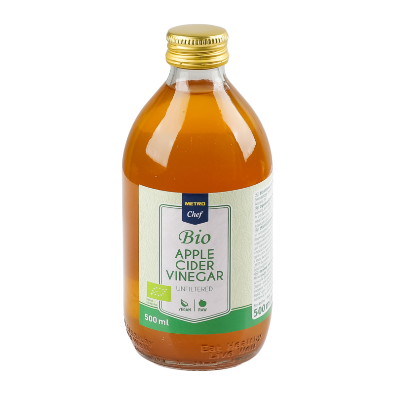 Уксус яблочный 5% нефильтрованный Bio Metro Chef с/бут