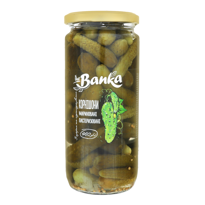 Корнишоны маринованные пастеризованные the Banka с/б 460г the Banka ...