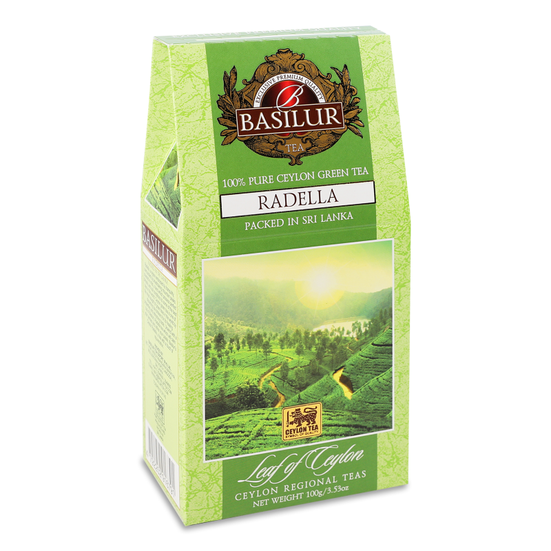 Чай Leaf of Ceylon Radella зелений 100г Basilur Tea