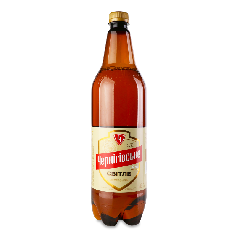 Пиво світле 4,6% 1,12л пет Чернігівське
