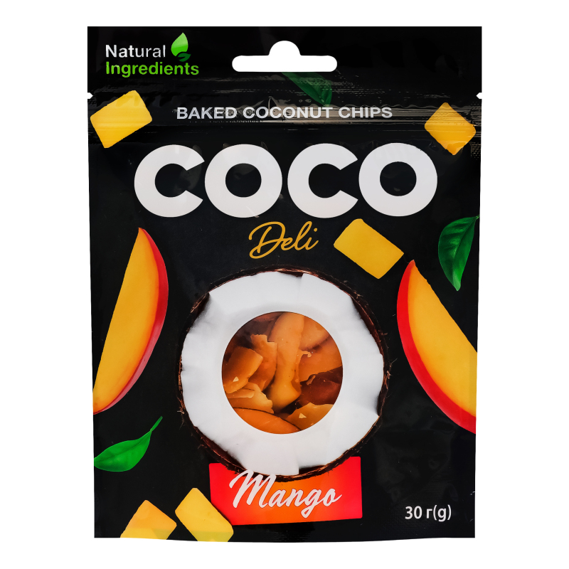 Чипси кокосовi з манго Coco Deli д/п