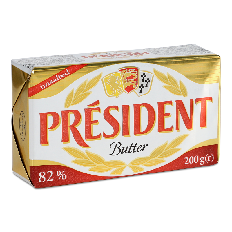 Масло Екстра 82% 200г President