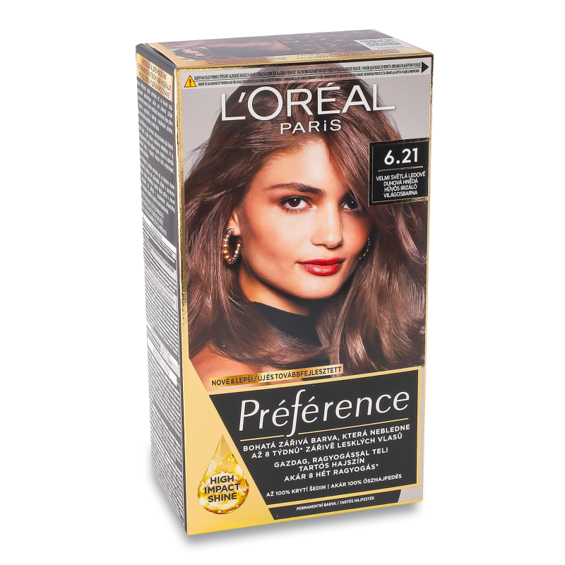 Крем-фарба д/волосся Preference 6.21 перламутровий світло-каштановий L’Oreal