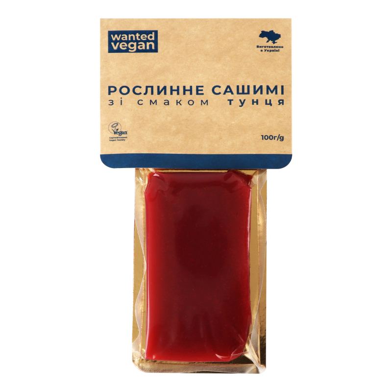 Сашимі рослинне зі смаком тунця Wanted Vegan в/у