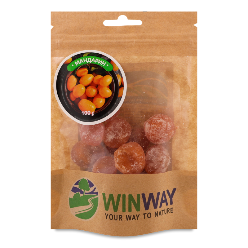 Мандарин сушений 100г Вінвей
