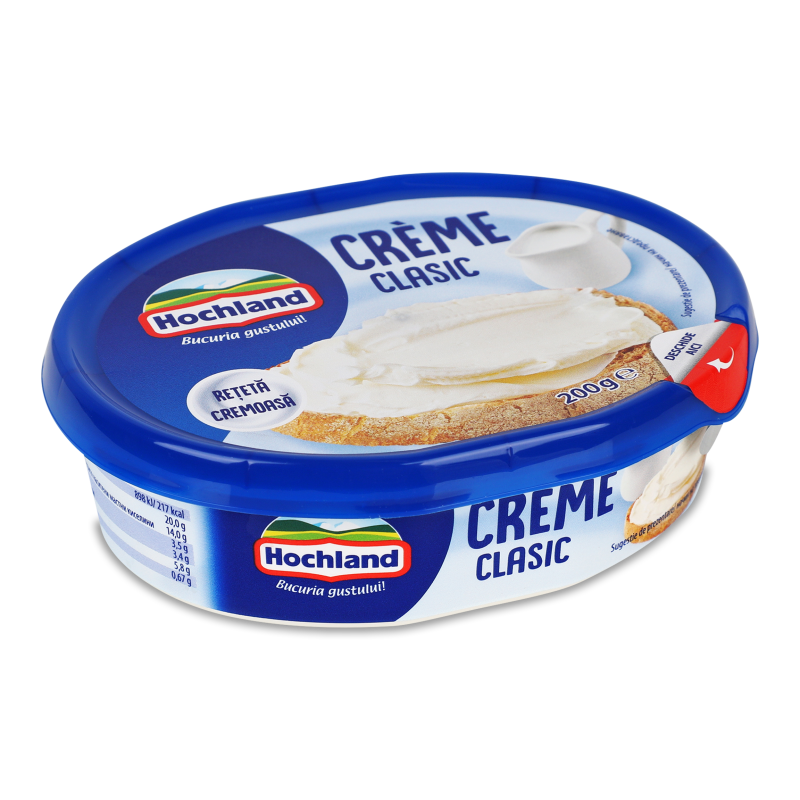 Крем-сир Класік вершковий 60% 200г Хохланд