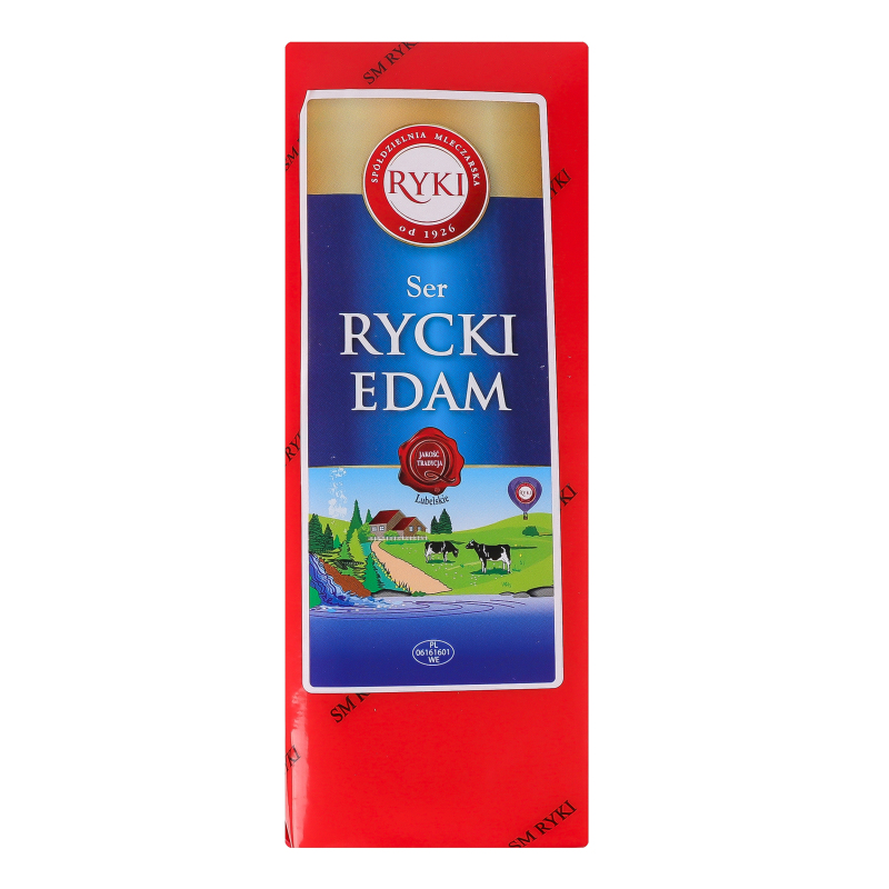 Сир 45% твердий Rycki Edam Ryki кг